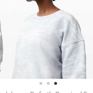 Lululemon oversized Camouflage Sweatshirt